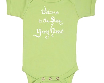 The Lord Of The Rings / Welcome to the Shire bodysuit for Geek Baby / 3M/6M