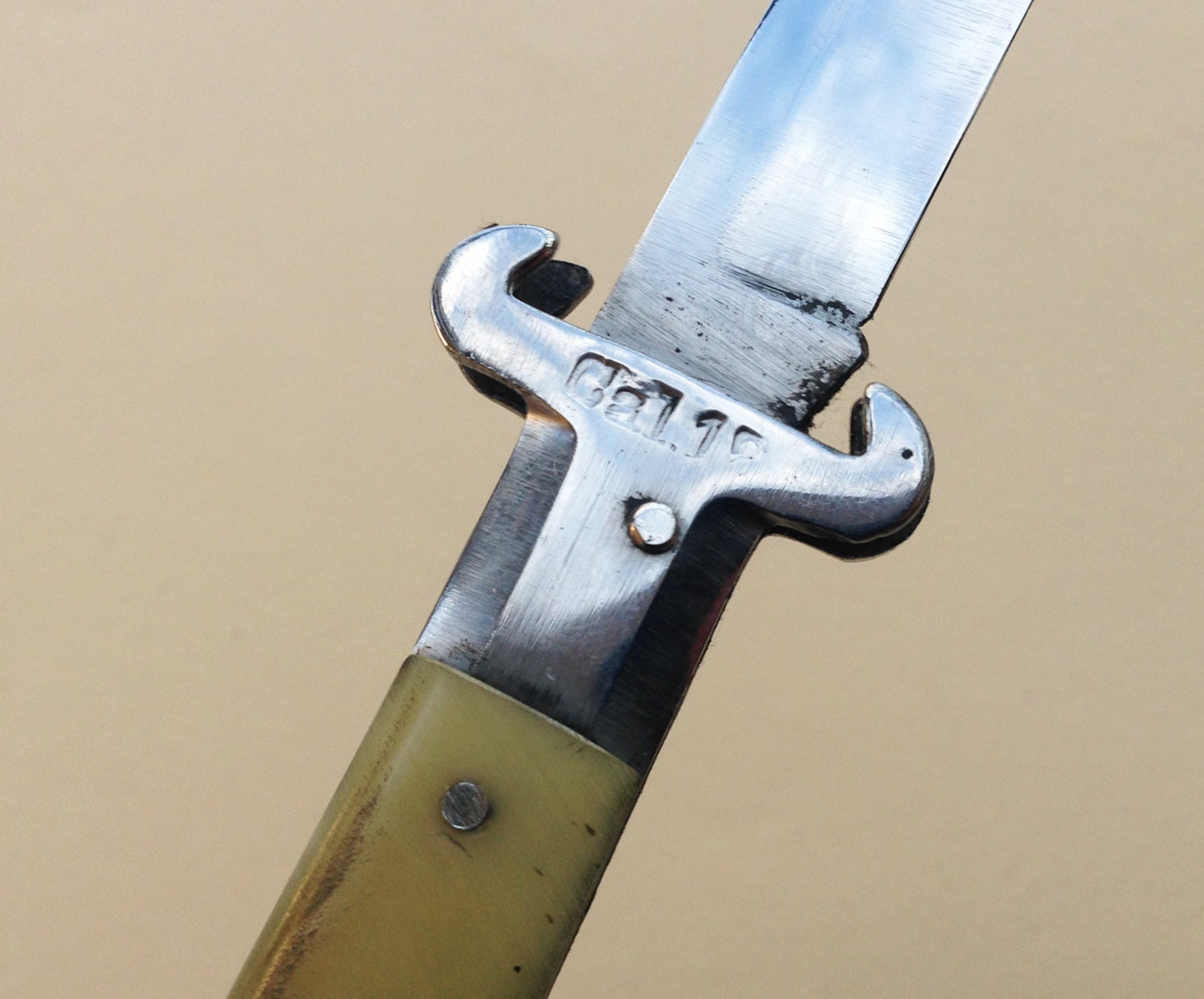 Rare 1920 Italian pocket Knife / Antique horn handle Frosolone Etsy