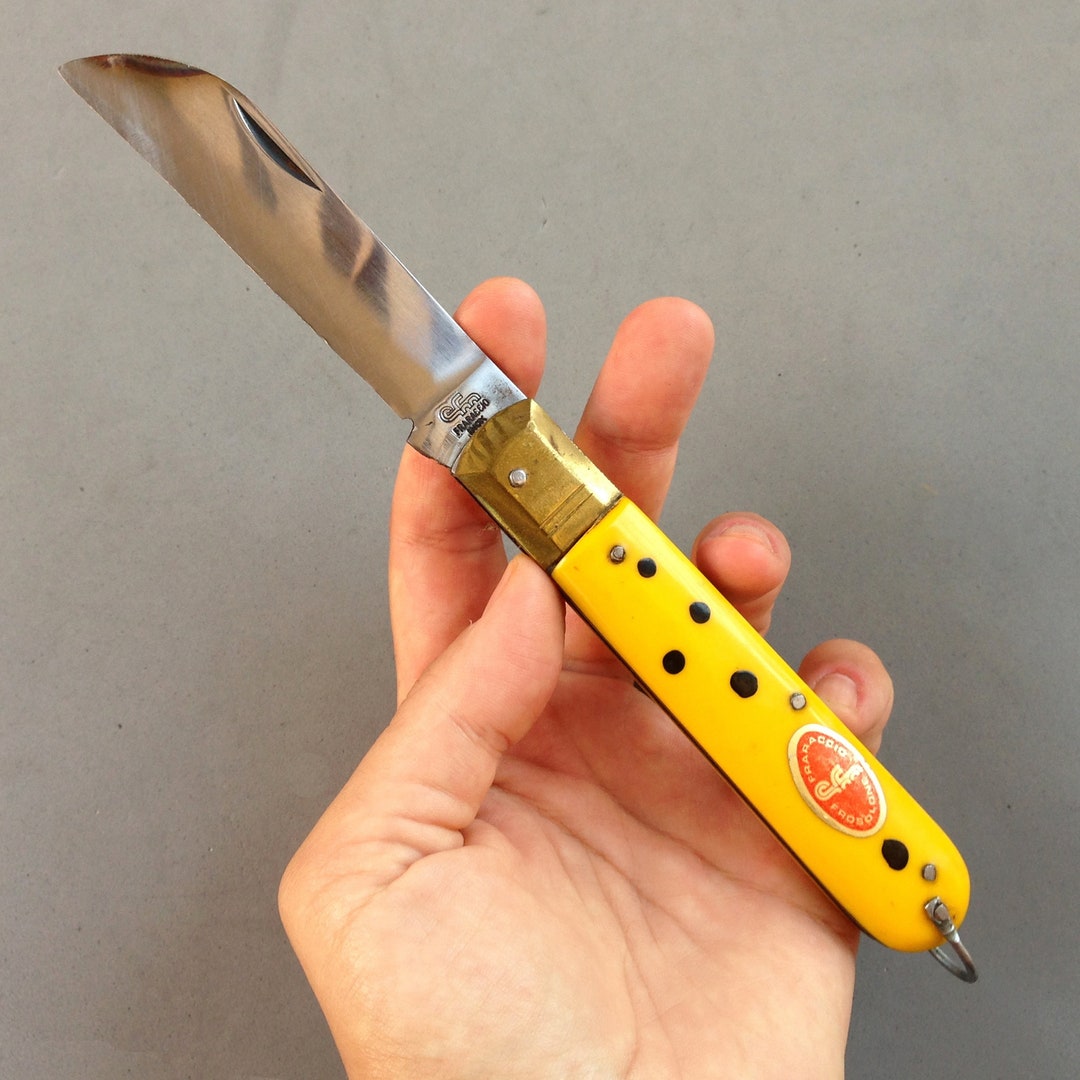 Vintage 1950s Folding Knife / Italian NOS One Blade Pocket Etsy