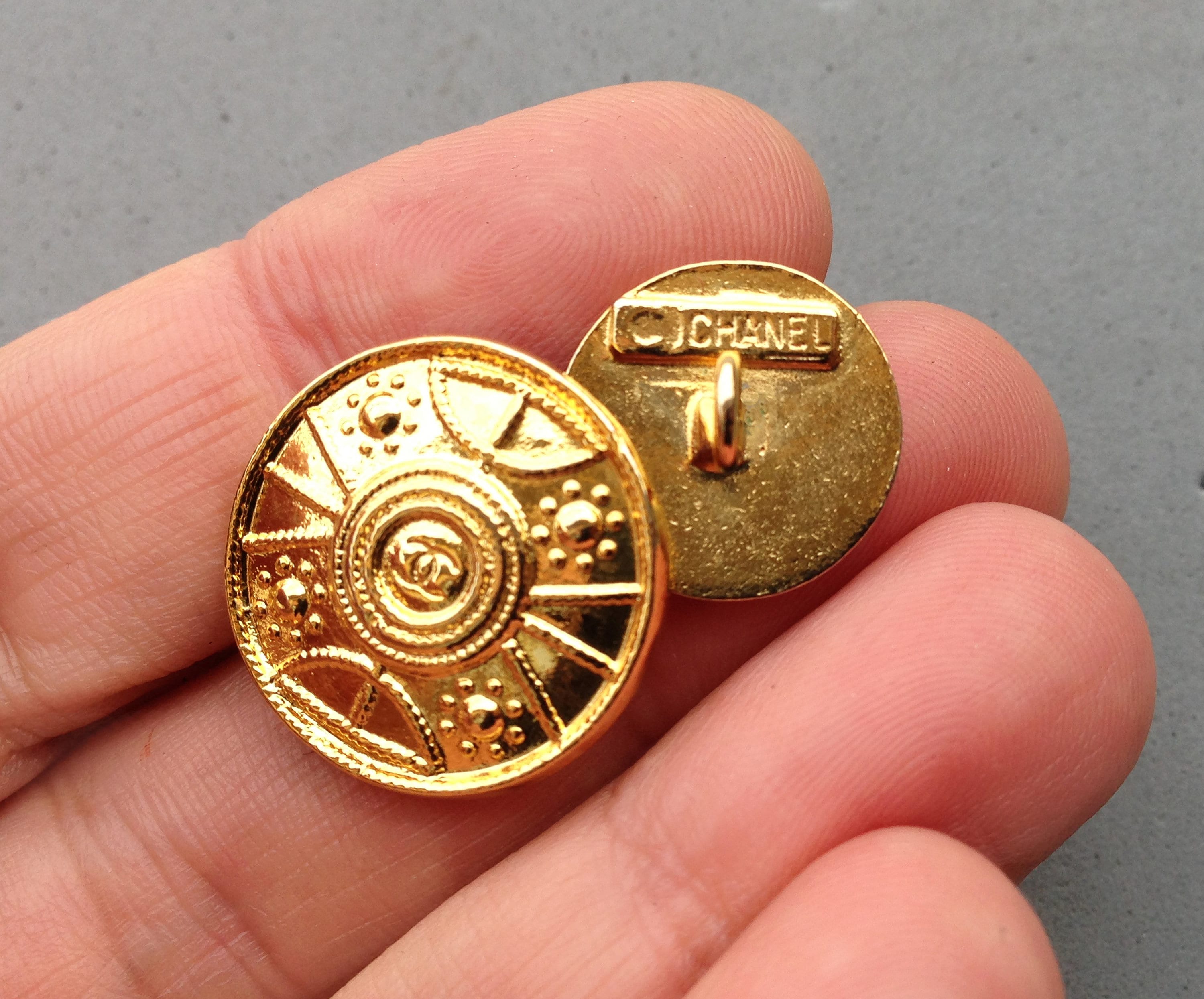 Chanel Gold Buttons 