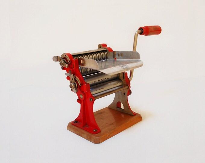 Vintage Pasta Noodle Maker / 40/50s Antique Columbus Pasta Machine / Made in Italy Etsy