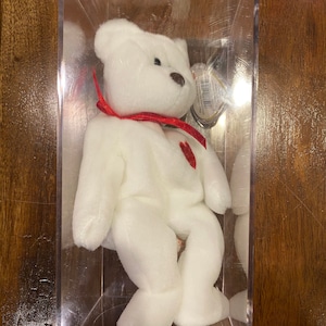 1993/1994 Extremely Rare Valentino Beanie Baby -Signed By Valentino Himself- With Errors!