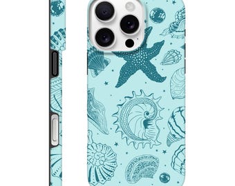 Funda para teléfono Seashell Dream azul