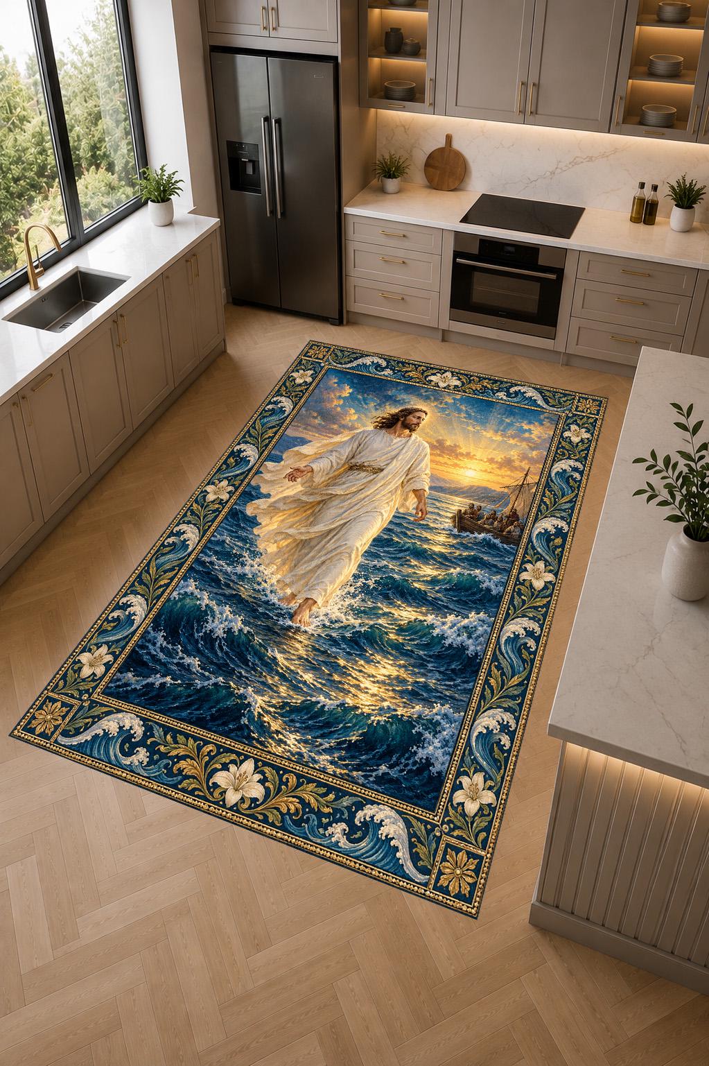 Vintage Jesus Rug - Etsy