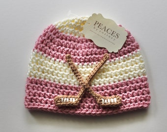 帽子 HOCKEY NEWBORN BEANIE Newborn Beanie - HOCKEY