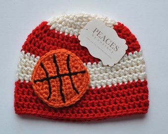 Basketball Baby Hat (skull cap beanie)