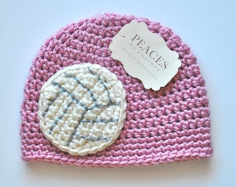 Volleyball Baby Hat (skull cap beanie)