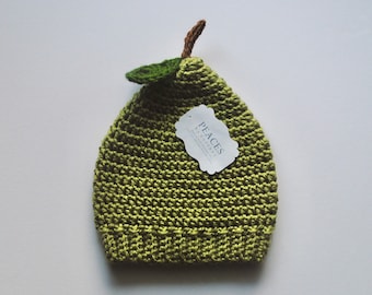 Pear Baby Hat (skull cap beanie)