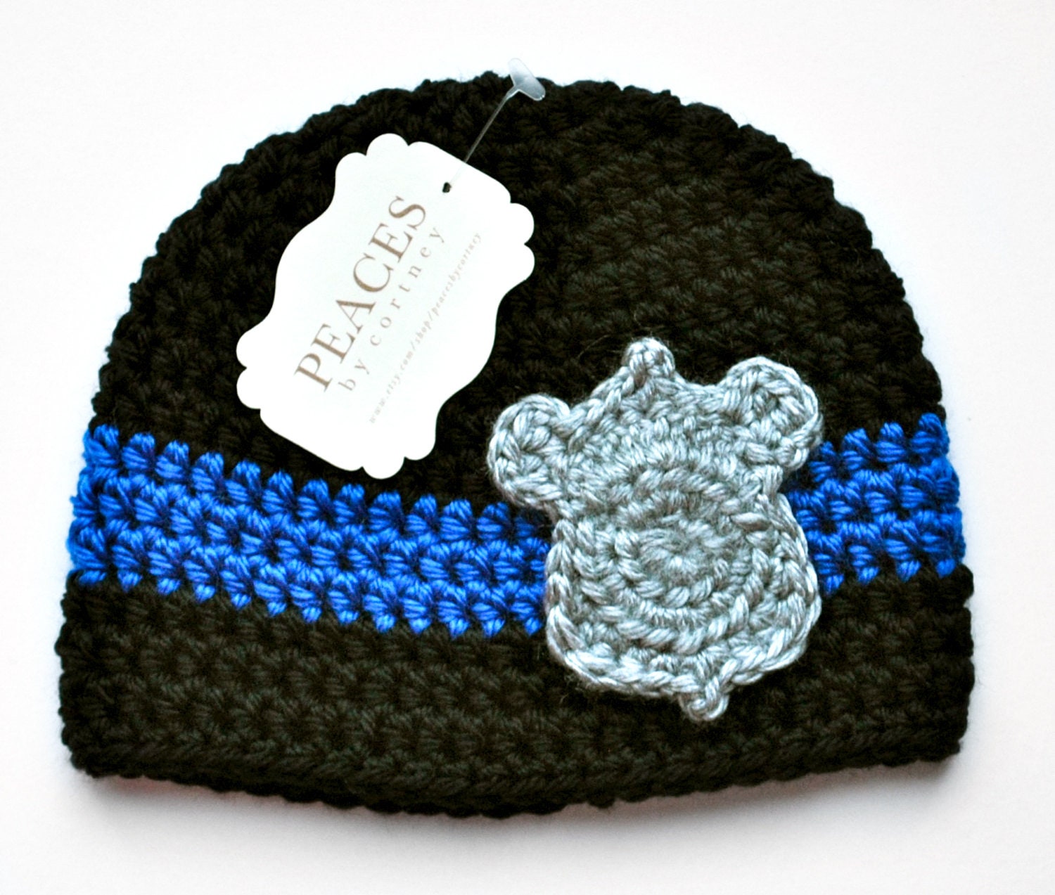 Police Baby Hat (skull cap beanie)
