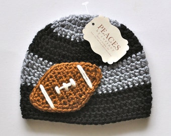 Football Baby Hat (skull cap beanie)
