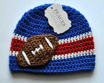 Football Baby Hat (skull cap beanie)