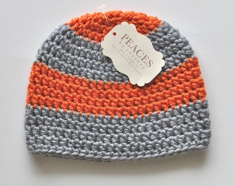 Stripe Baby Hat (skull cap beanie)