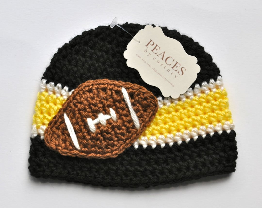 Football Baby Hat skull Cap Beanie Etsy