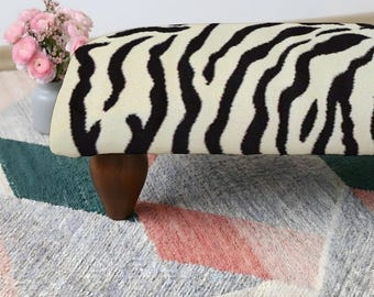 Pouf ottoman style sud-ouest, tabouret d'appoint moderne pour chambre, décoration de chambre, style bohème chic