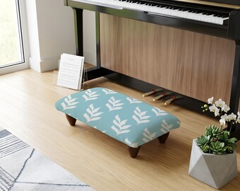 Pouf bohème, tabouret rembourré chic à placer sous un bureau, décoration de chambre, petit décor à motif kilim