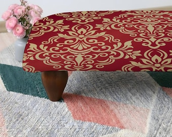 Tabouret bohème, tabouret décoratif pour chambre d'étudiant, cadeau de pendaison de crémaillère, décoration éclectique et charmante