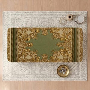 Patchwork pattern ottoman bench, perfect for guest room, summer porch, solid wood frame design afbeelding 12