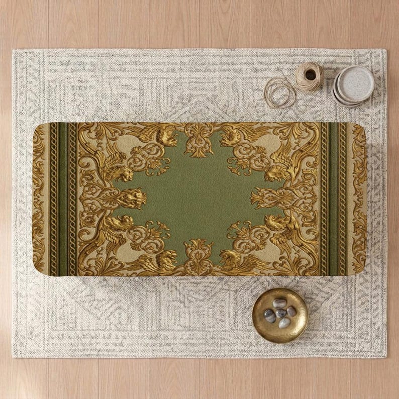 Patchwork pattern ottoman bench, perfect for guest room, summer porch, solid wood frame design afbeelding 12