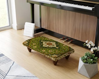Tabouret style ethnique, pouf original pour chambre d'étudiant, cadeau pour maman, magnifique décoration bohème