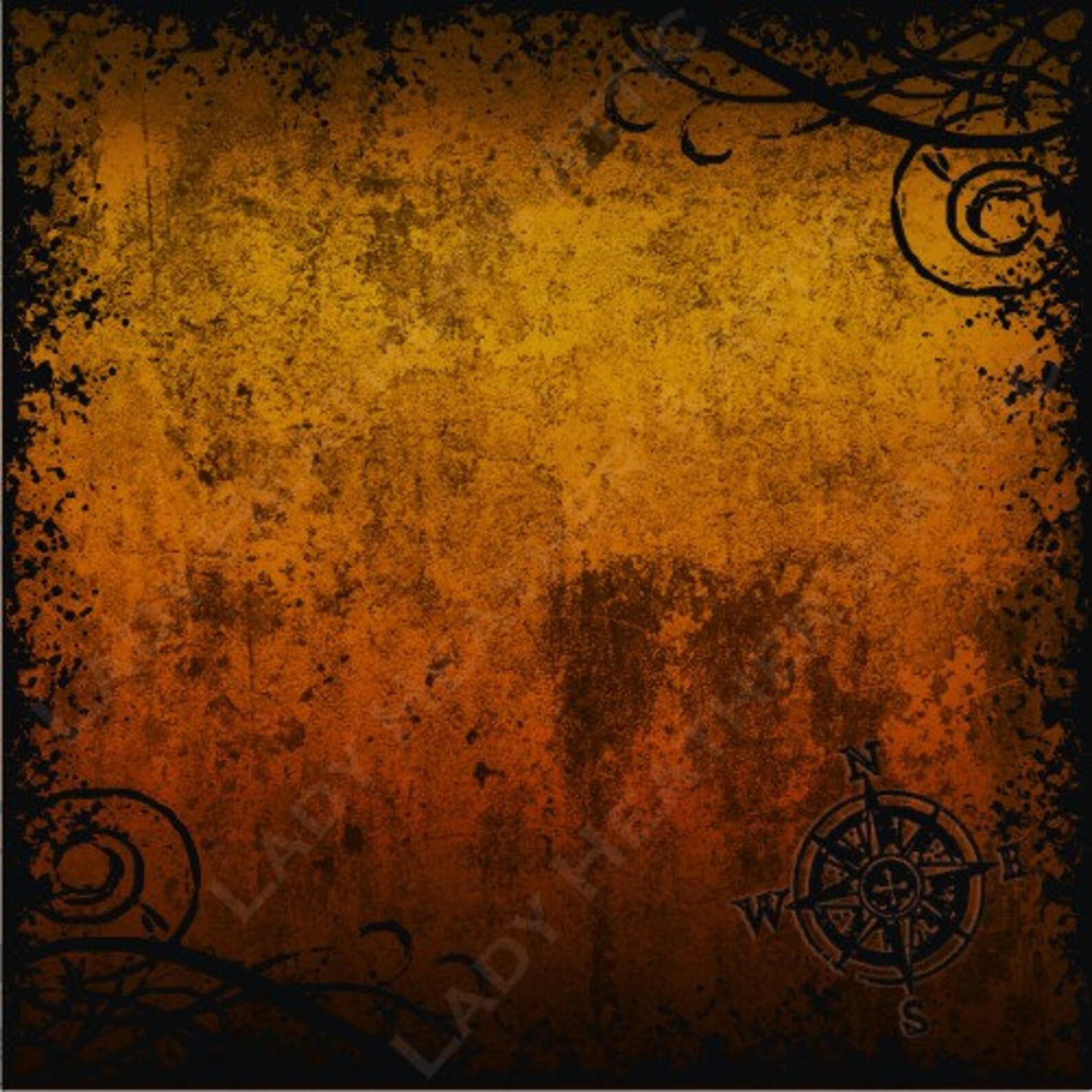 Digital Scrapbook Paper Brown Grunge Scrapbook Page Digital Etsy España