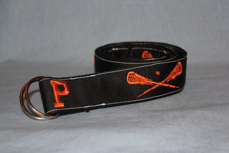 Women's Princeton Embroidered Lacrosse Belt Etsy