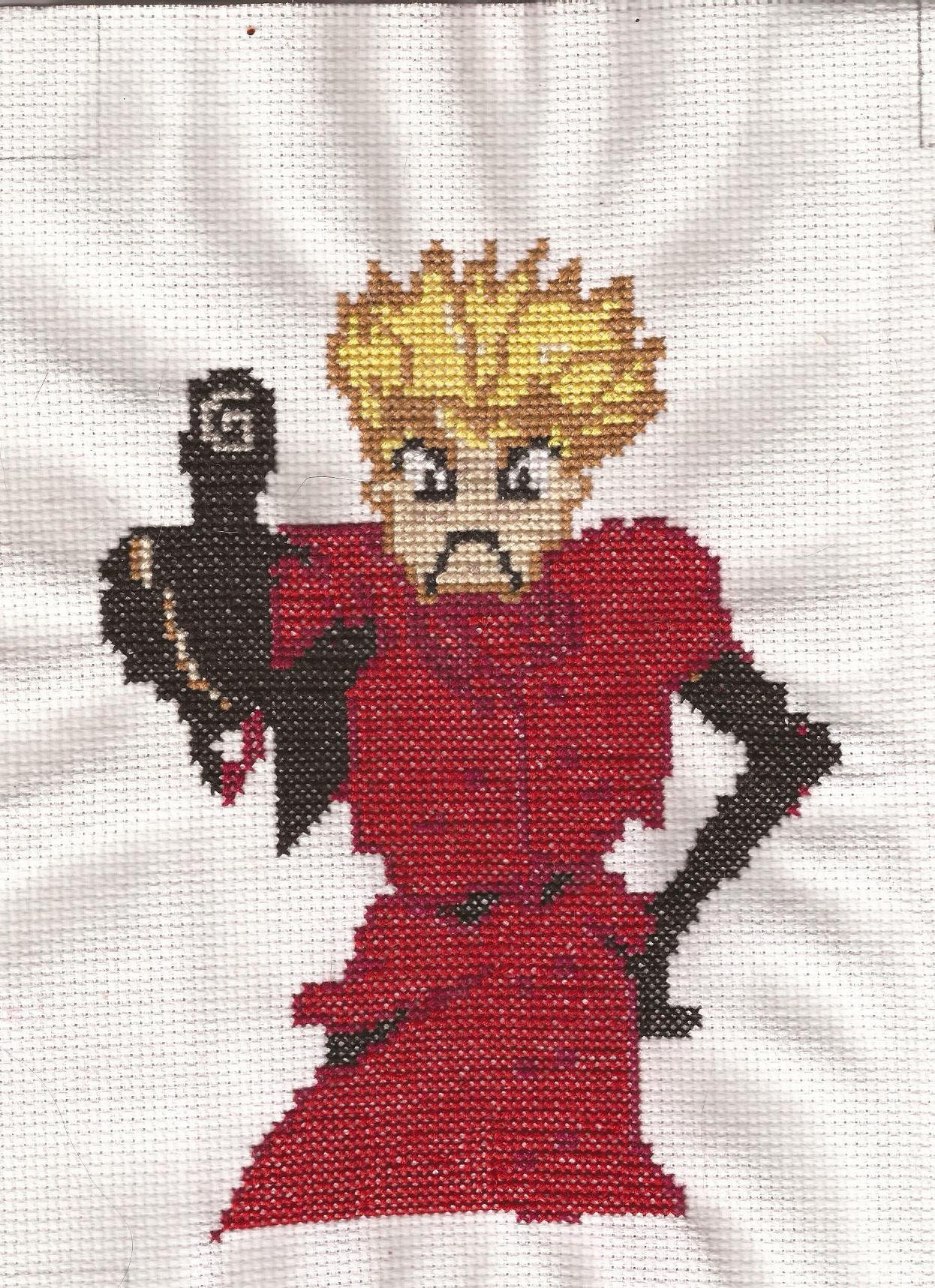 Vash the Stampede Cross Stitch Pattern Etsy