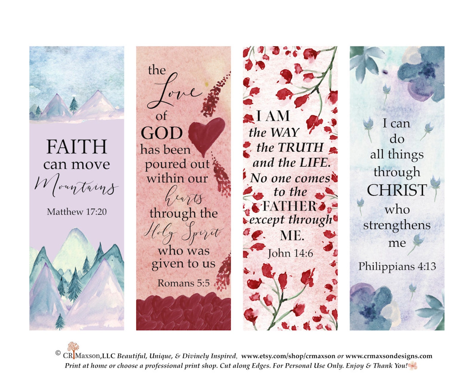 Printable Bible Bookmarks Printable World Holiday