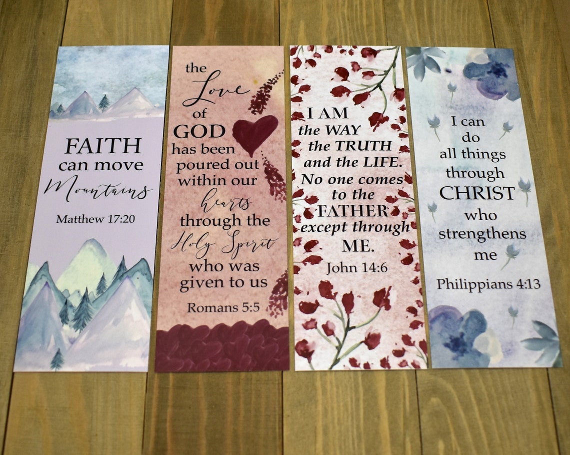 Bible Verse Printable Bookmarks Bible Study Bookmarks Etsy