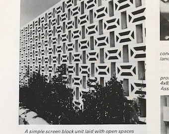 Practical and Decorative Concrete by Robert Wilde 1977 Mid Century