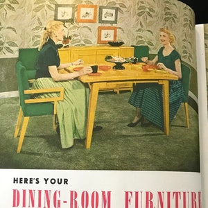 Populärmekanik 100 vackra möbler du kan bygga 1950-talets mitt