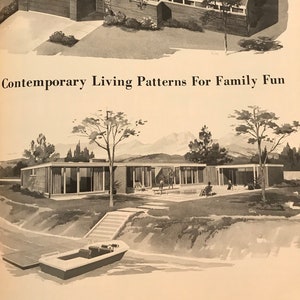 185 Homes One-Story Designs Richard Pollman 1977 MID CENTURY Modern House Plans Ranch Atomic Mod