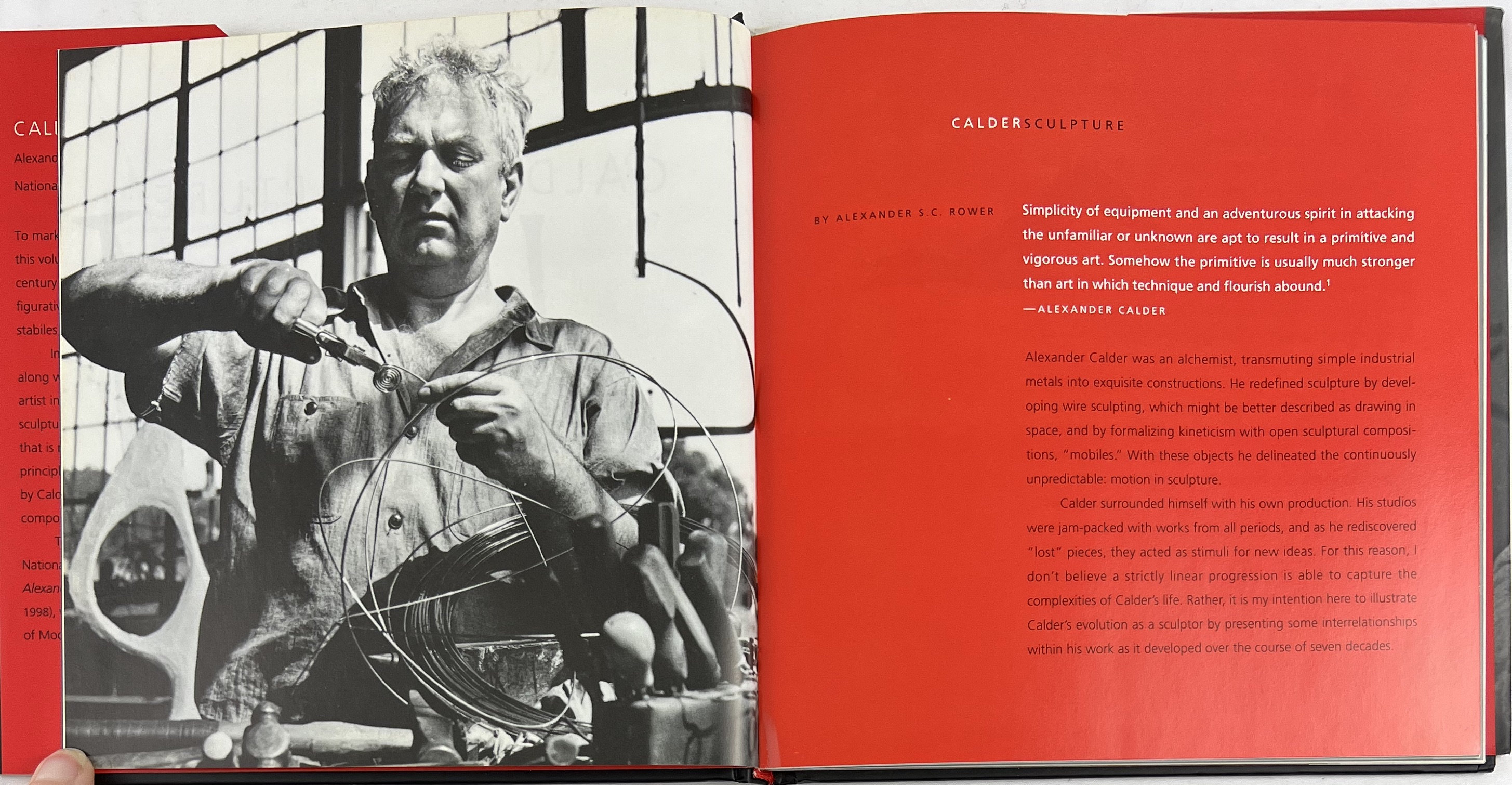 Calder Sculpture Book, Alexander S.C. Rower, National Gallery of Art ...