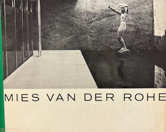 Mies Van Der Rohe by Philip Johnson 1947 1978 Mid Century Modern Architecture book Museum of Modern Art