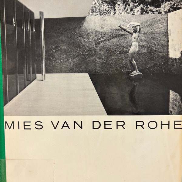 Mies Van Der Rohe by Philip Johnson 1947 1978 Mid Century Modern Architecture book Museum of Modern Art