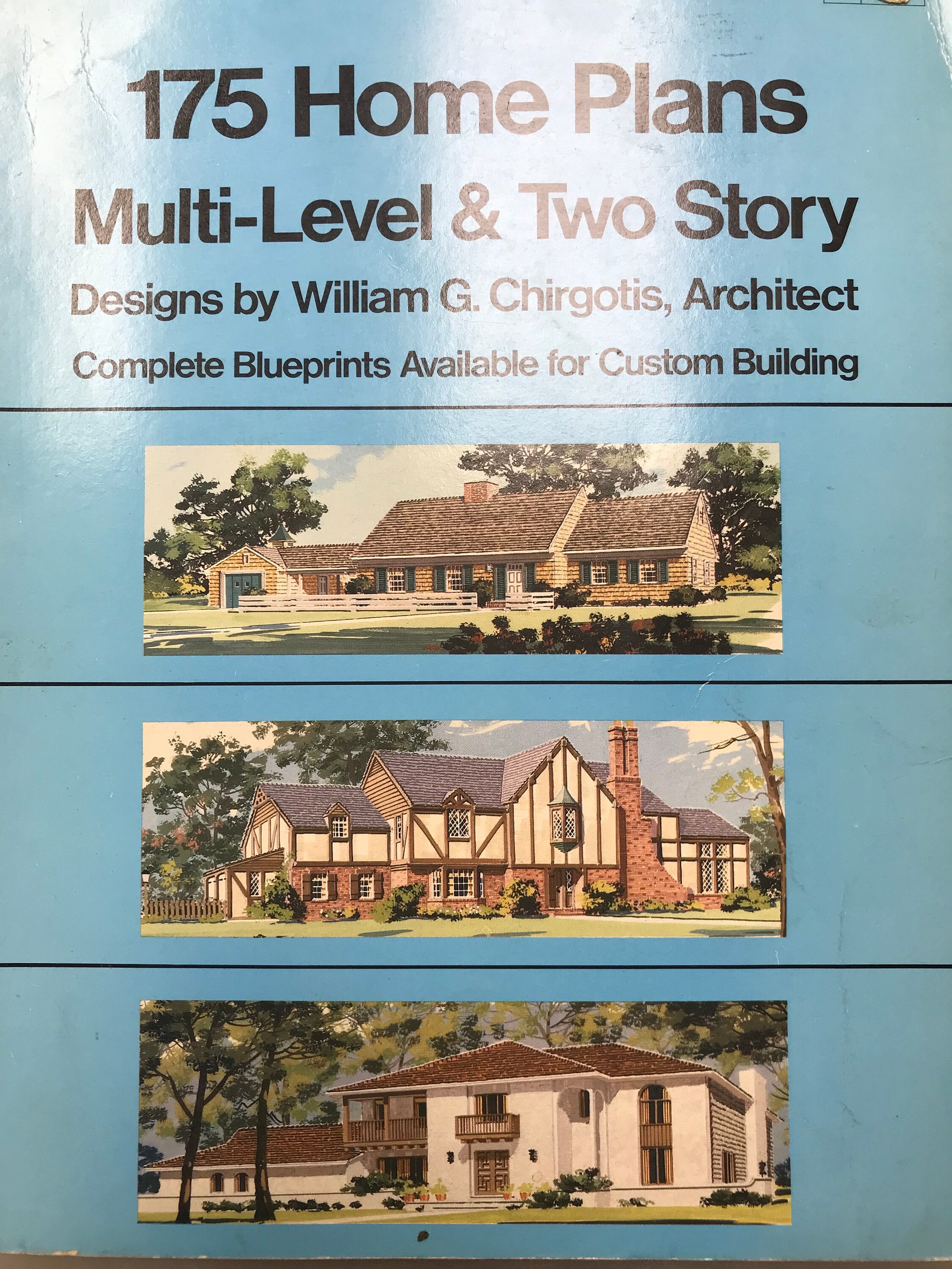 175 Home Plans Multi-level & Two Story William G. Chirgotis - Etsy