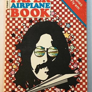 Peter Max Paper Airplane Book 1971 33 Flying Planes To Make Vintage Mod Pop Art