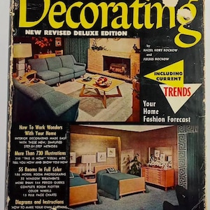 Creative Home Decorating Rockow Heywood Wakefield furniture 1946 MID CENTURY MODERN interior design book