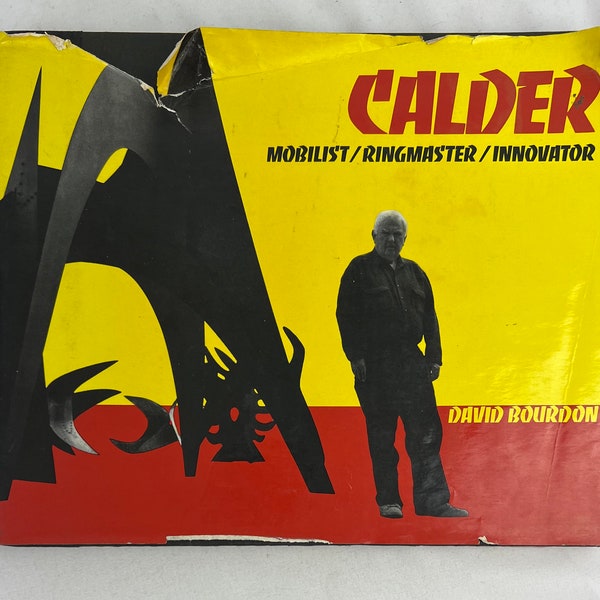 Calder Moblist Ringmaster Innovator David Bourdon 1980 Alexander Calder Art Design Book mid century modern