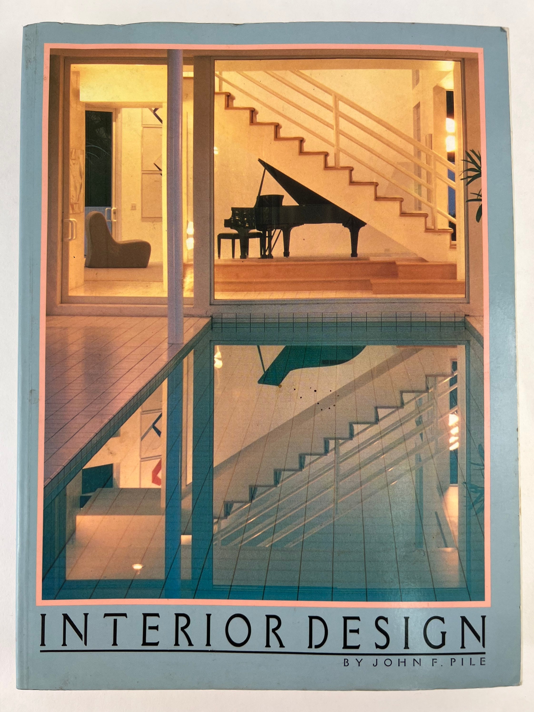 Interior Design John F. Pile 1988 Architecture Decoration Book Retro ...