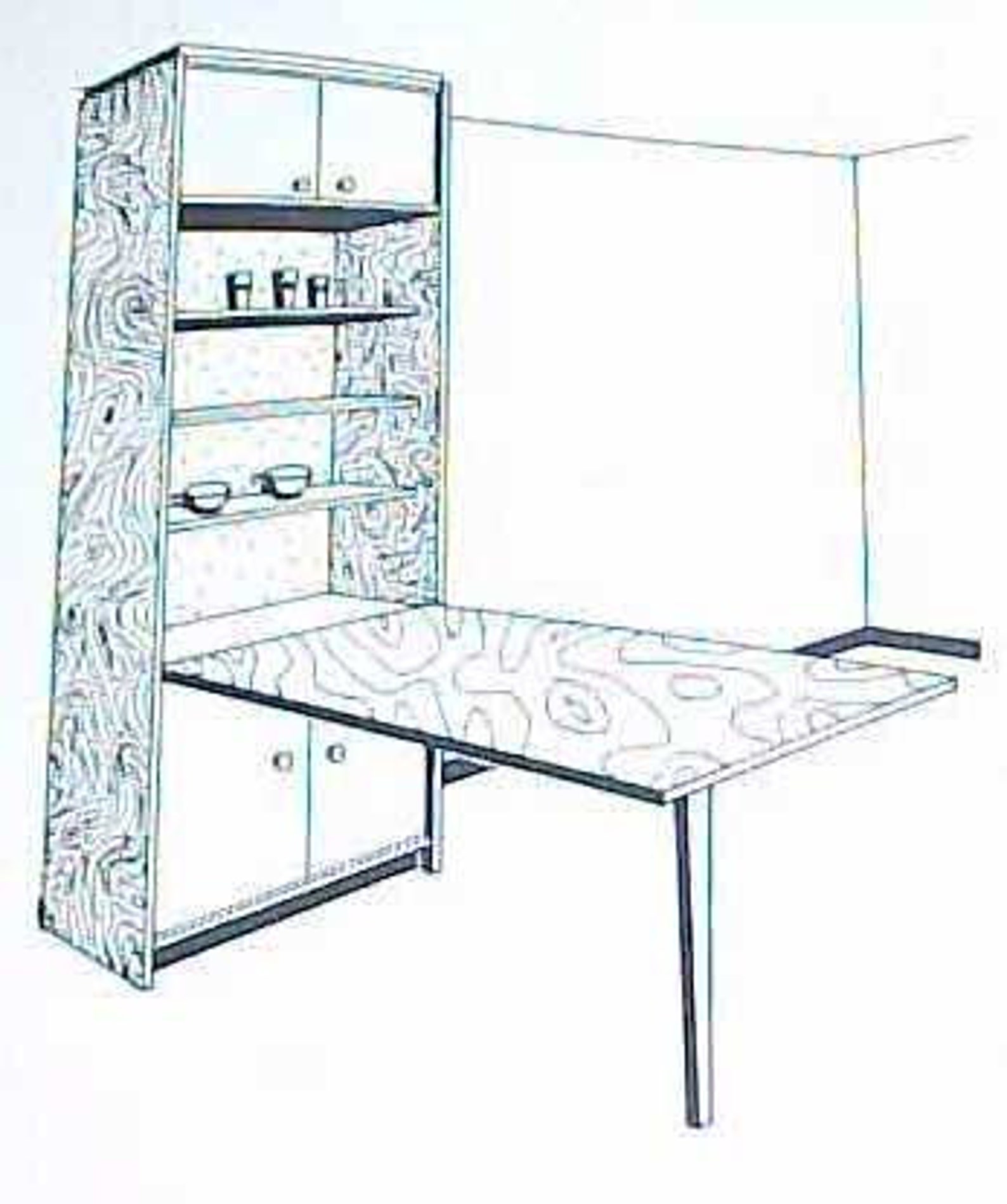 1955 How to Make Built in Furniture Mario Dal Fabbro MID Etsy