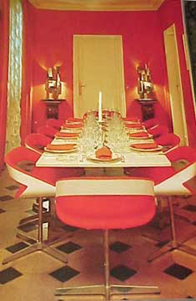 Young Designs In Color Barbara Plumb 1972 Mid Century Interior Design 70s Boho Space Age Popboek afbeelding 1