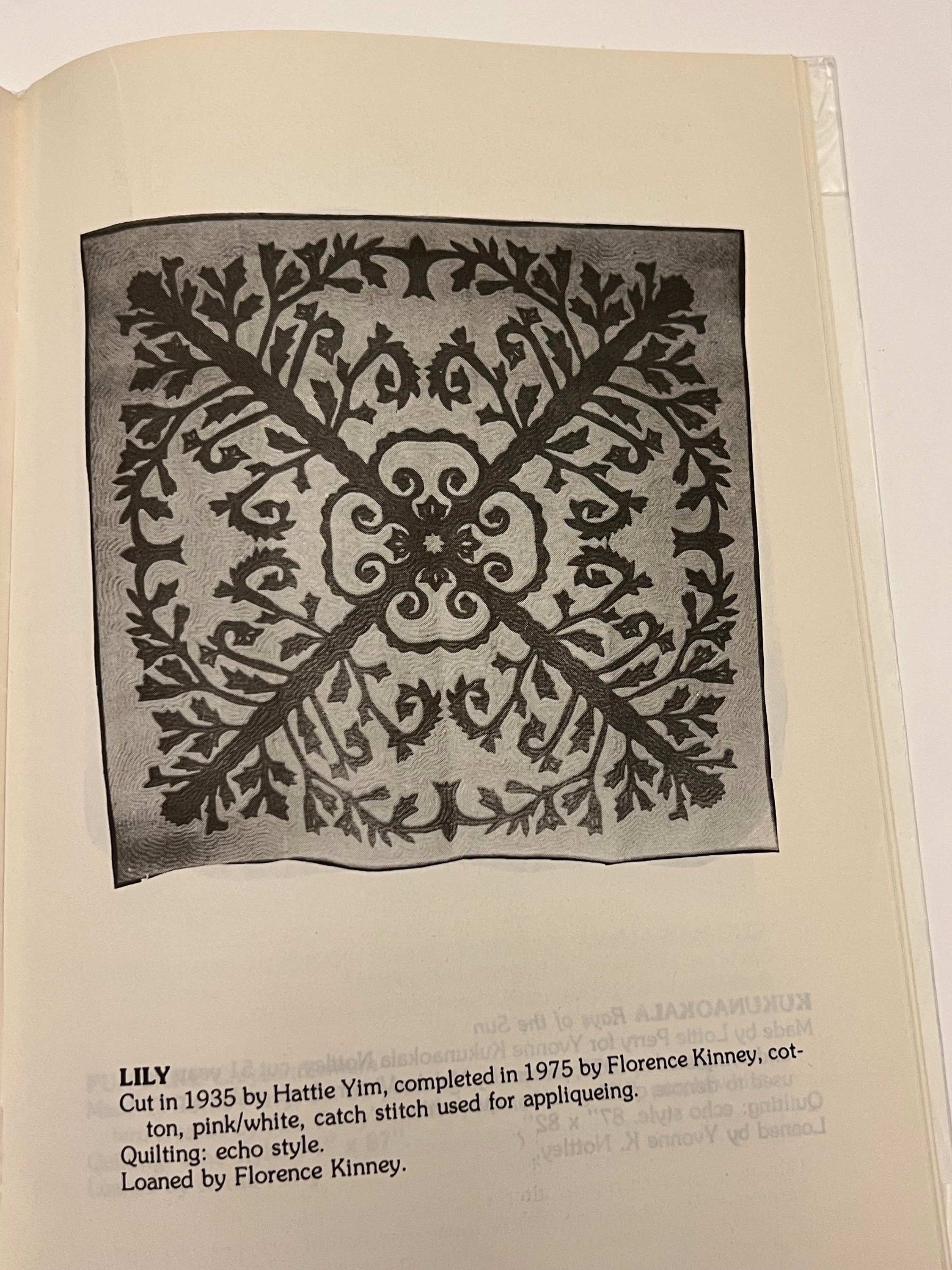 Hawaiian Quilting as A Fine Art Elizabeth A Akana 1981 Vintage