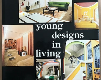 Young Designs in Living Barbara Plumb 1969 MID CENTURY modern space age design book