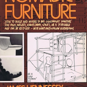 Nomadic Furniture Vol 1 1973 first edition James Hennessey and Victor Papanek Mid Century Modern Design Build