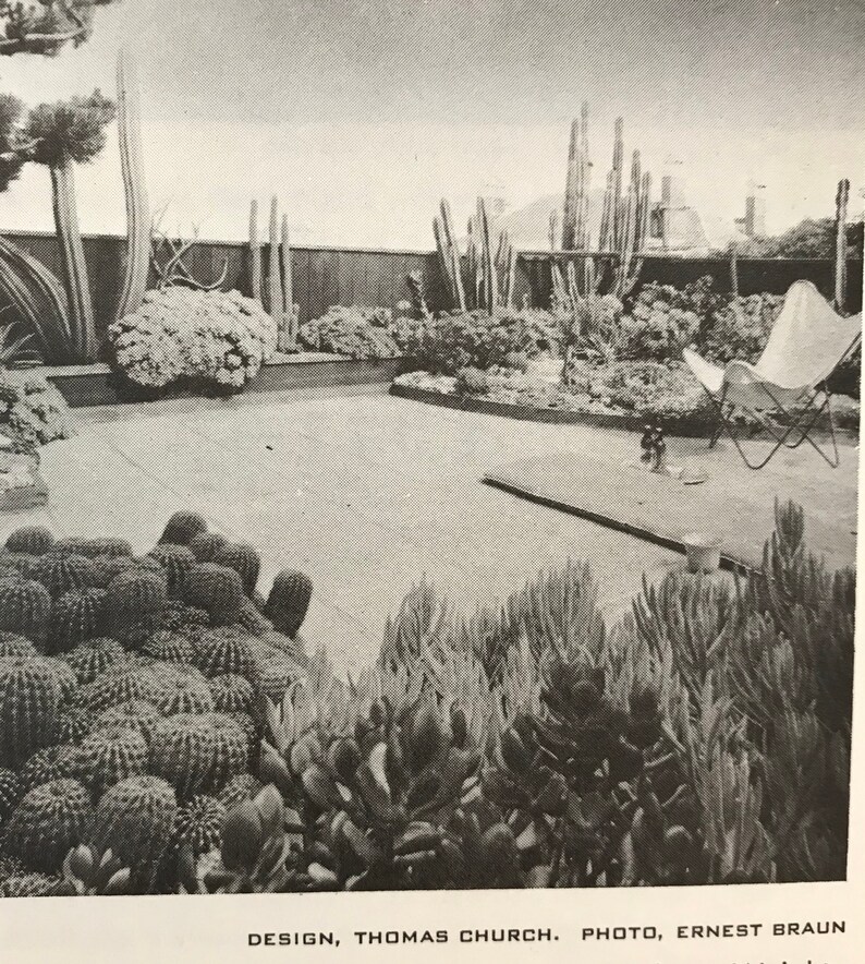 How to build DECKS for outdoor living 1963 MID CENTURY modern landscape design book image 6