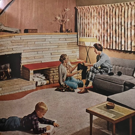 Better Homes and Gardens Decorating Ideas 1960 MID CENTURY MODERN