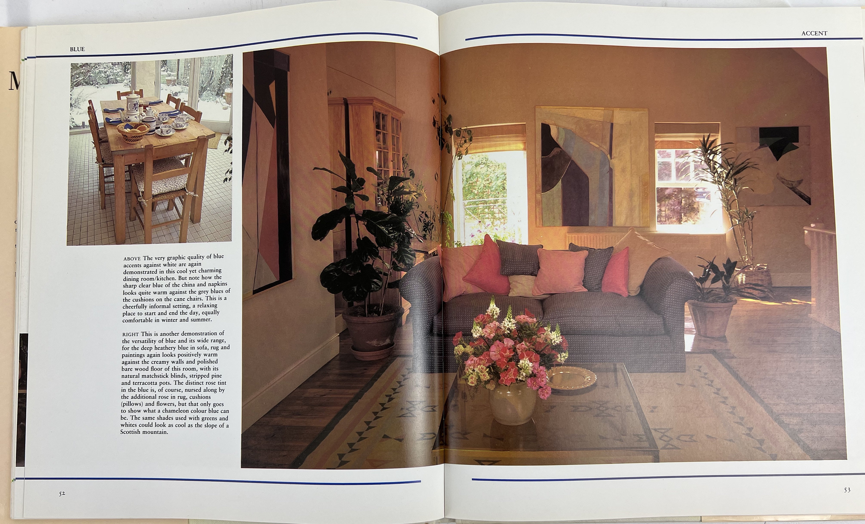The Mary Gilliatt Book of Color 1985 Vintage Interior Design