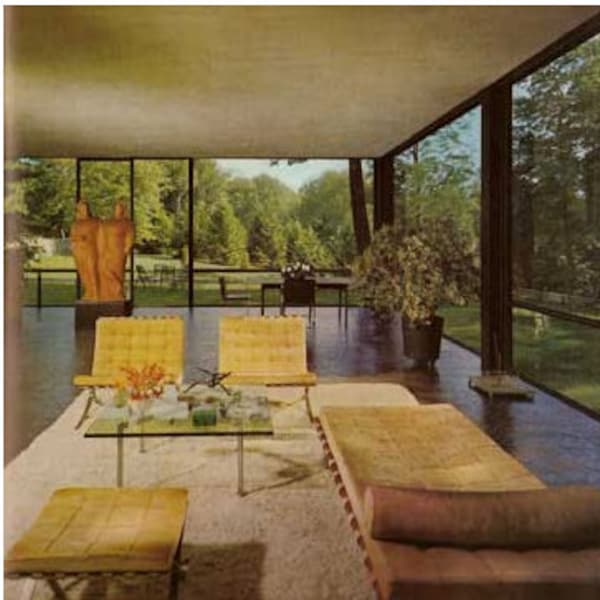 À l'intérieur de la maison d'aujourd'hui Ray and Sarah Faulkner, 1968, immense livre Mod Mid-Century Modern Design des années 60