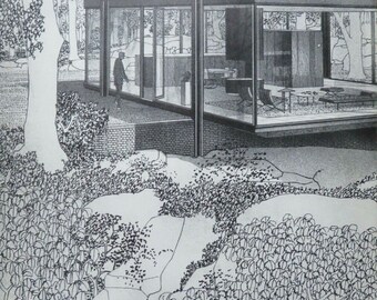 Helmut Jacoby Architectural Drawings Claudius Coulin 1966