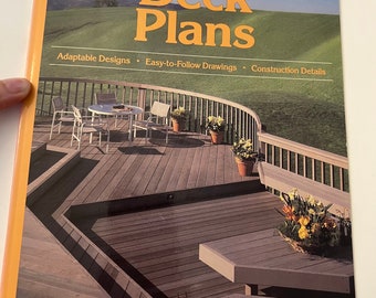 Sunset Deck Plans vintage book designs construction extérieur bâtiment aménagement paysager